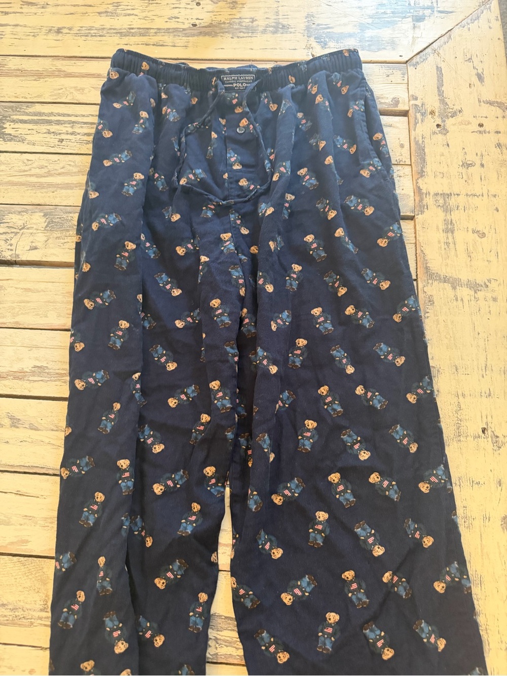 Ralph Lauren Polo Bear Womens Pj Pants